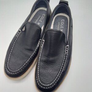 COLE HAAN CLOUDFEEL WEEKENDER 2.0 VENETIAN LEATHER SLIP ON LOAFER NAVY SIZE 11M
